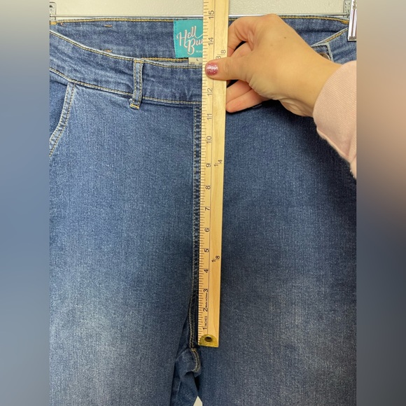 Hell Bunny Denim Jeans Size Large 32 - Picture 7 of 12